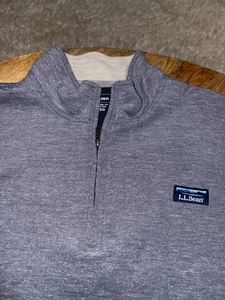 L.L.Bean Sweater Men's XL Reg Long-Sleeve 1/4 Zip Pullover traditional fit - Picture 1 of 6