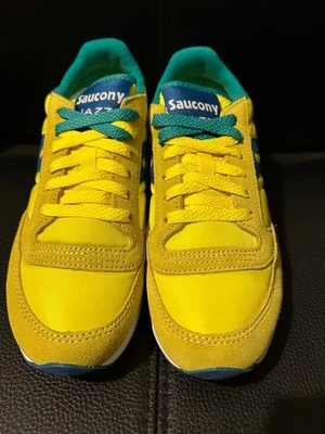 SAUCONY JAZZ ORIGINAL 1044-534 GIALLO BLU YELLOW MISURA 38 - Immagine 1 di 4