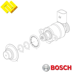 BOSCH 1462C00980 Fuel Pressure Regulator A6540740100 ,for MERCEDES-BENZ ,Genu - Picture 1 of 3