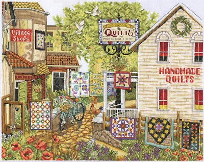 Cross Stitch Kit ~ Design Works Village Shops Old Time Country Store #DW3438 - Image 1 of 4