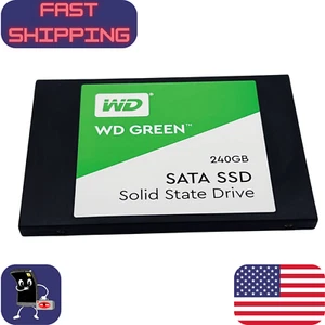WD Green Western Digital 240GB SATA PC SSD Solid State Drive WDS240G1G0A-00JH30 - Picture 1 of 4