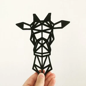 Geometric Giraffe Head Wall Art Decor Hanging Decoration Polygonal Pick a Colour - Picture 1 of 1
