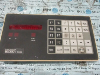 BURR-Brown TM 76 Keypad Control Module Burr-Brown BB TM76 Interface *Tested* - Image 1 of 4