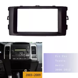 Best Stereo Radio Bezel Panel DVD Trim Fascia For Toyota Auris 2006-2012 Frame - Picture 1 of 3