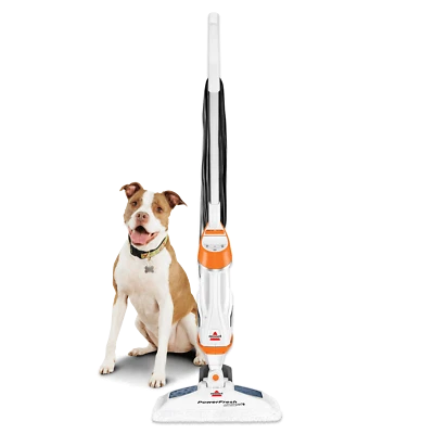 Limpiador de fregona de vapor de piso duro Bissell PowerFresh para mascotas 2 en 1 vaporizador para mascotas Foto 1 de 4