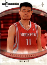 2007-08 Fleer Hot Prospects Houston Rockets Basketball Card #10 Yao Ming
