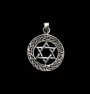 Pendentif Hexagramme en argent 925 de 5.5 grammes # K59A 6926 - Imagen 1 de 1