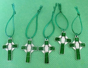 New Lot 5 Our Lady of Guadalupe Cross ORNAMENTS teachers kids for Christmas #e - Picture 1 of 6