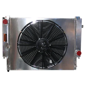 Cubierta de radiador y ventilador SPAWON Fit 1992-2001 BMW E36 320i 323ti 325i 328i M3 MT - Imagen 1 de 7