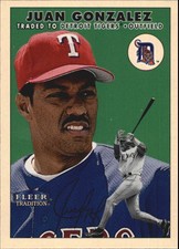 2000 Fleer Tradition Baseball Glossy #26 Juan Gonzalez