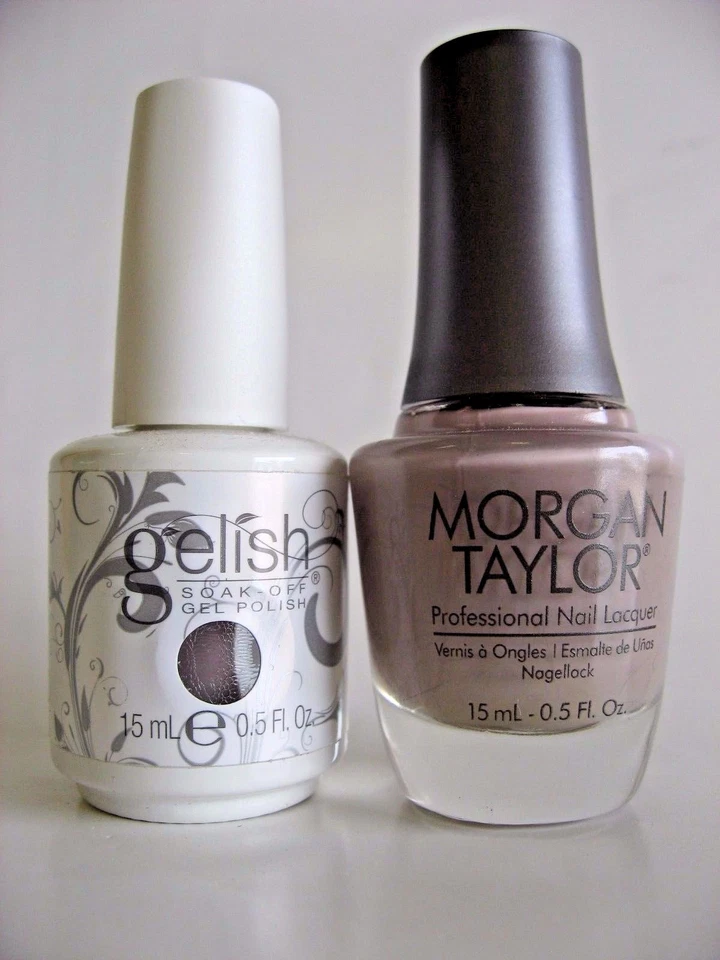 Gelish con Morgan Taylor personalizado emparejado - 1 gel / 1 esmalte *MANICUREPEDICURE.COM* Foto 1 de 1