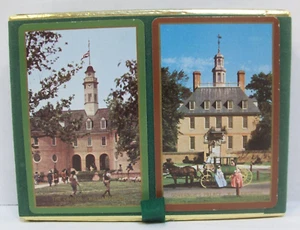 Tarjetas de juego del Congreso en tono celda en tono Pinochle Marshall Field & Co Williamsburg de colección - Imagen 1 de 7