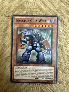Inzektor Giga-Weevil ORCS-EN022 Yu-Gi-Oh! Card Light Play Unlimited - Picture 1 of 2