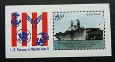 Palau U.S Forces In World War II 1994 Navy Ship Transport Marine Vehicle (ms MNH