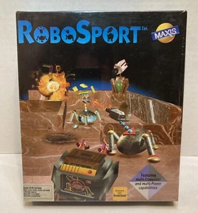 NEW RoboSport (Commodore Amiga, 1991) | Maxis Sealed Complete in Box - Picture 1 of 6