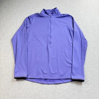 Nike Pro толстовка с капюшоном женщина XL фиолетовый рубашка свитер на открытом воздухе базовый слой работает куртка - Изображение 1 из 4