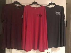 Big&Tall St Thomas Shirts (2) 3XL Long Sleeve And 1 Tek Shirt Short Sleeve NEW! - Picture 1 of 12
