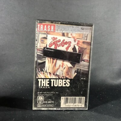 The Tubes T.R.A.S.H. Cassette Tape Rarities Smash Hits 1981 A&M CS-3244 - Imagem 1 de 3
