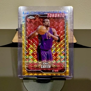 2024-25 Topps Chrome Vince Carter Geometric Gold Refractor /50 SP SSP #54 Rare - Picture 1 of 1