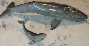 5" & 13" Safari Ltd Monterey Bay Aquarium 1991 Gray Whale Ocean Sea Life Figure - Picture 1 of 7