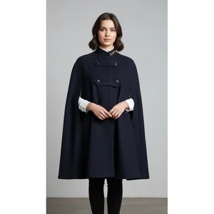 De colección Bruck's Ropa de Enfermería Capa Uniforme Lana Azul Marino Rojo "BMTS" Talla L? - Imagen 1 de 11