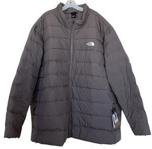 North Face Big Aconcagua 3 Jacket Mens Size 5X Puffer Down Falcon Brown - Picture 1 of 10
