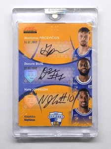 2024-25 LKL Five Autos M.Pacevicius D.Buie N.Johnson Zane Waterman A.Berucka 1/1 - Bild 1 von 2