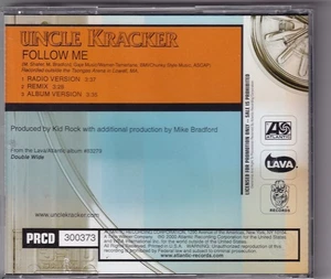 Uncle Kracker Follow Me promo CD single 2000 Double wide Kid Rock - Picture 1 of 2