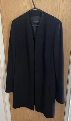 Windsmoor Collarless Blazer - Black - Size UK 10 - Image 1 of 3