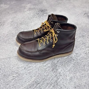 Red Wing 8138 Moc Toe Boots Oil Slick Leather US9 UK8 EU42 27cm - Picture 1 of 13
