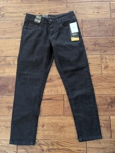 Lee Jeans Boys 10 Black Wash Slim Fit Adjustable Waistband New - Picture 1 of 4