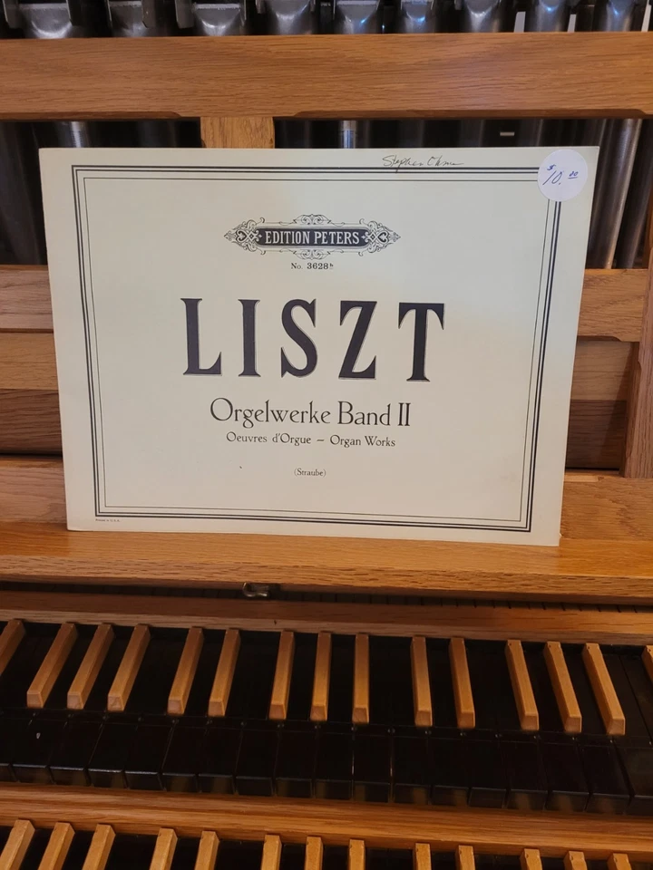 * Franz Liszt, ed Karl Straube: Organ Works Vol. 2; órgano (Peters) Foto 1 de 1