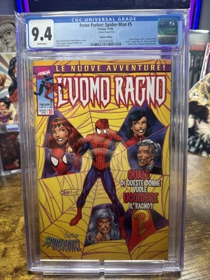 L'UOMO RAGNO 282 MARVEL ITALIA nueva serie 10 1999 CGC 9,4 WP Foto 1 de 4