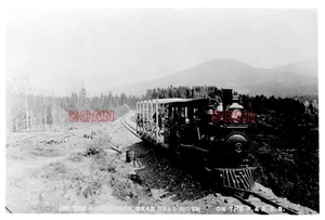 25DD324 2NDGEN 1890s/60 PHILLIPS & RANGELEY RR LOCO #2 HORSEBACK NEAR DEAD RIVER - Imagen 1 de 1