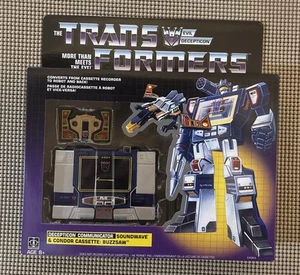 Transformers G1 Walmart Reissue Decepticon Soundwave Buzzsaw Sealed - Picture 1 of 6