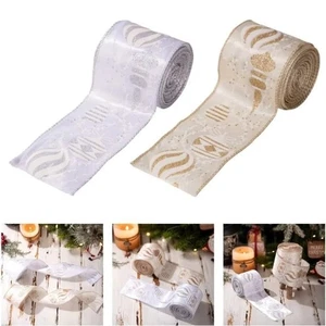 Atmosphere Layout Christmas Tree Ribbon Packaging Decoration Ribbon Xmas Gift - Picture 1 of 14