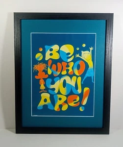 Joy & Anxiety Display Framed Inside Out 2 Photo Poster Be Who You Are! - Picture 1 of 4