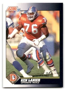 Ken Lanier 1991 Score FOOTBALL #477 Denver Broncos # - Picture 1 of 2