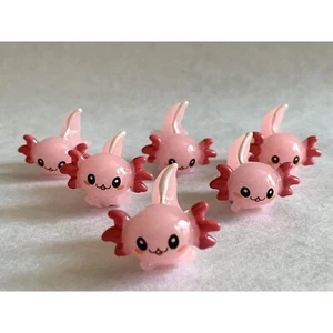 6er Set niedliche Axolotl-Kühlschrankmagnete, die Marine-Salamander Ihrer Träume! - Bild 1 von 10