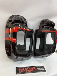 Harley cvo ultra left right lower leg fairings 57100315edk look - Picture 1 of 9