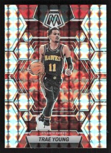 2022-23 Panini Mosaic #8 Trae Young Silver Mosaic 