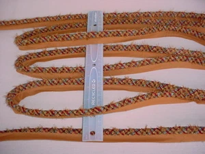 18Y GELBERG BRAID E4017CHPN VINO DOUBLE LIP CORDING DRAPERY UPHOLSTERY TRIM - Picture 1 of 3