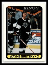 1990 O-Pee-Chee OPC Wayne Gretzky HOF Error 13102 Assists #120 Centered NM-MINT