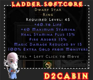 Diablo 2 SC💥Ladder💥Dwarf Star Ring💥PC/SWITCH/PS - Bild 1 von 1