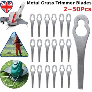 Metal Grass Trimmer Replacement Blades For Cordless Grass Trimmer Strimmer UK - Picture 1 of 20