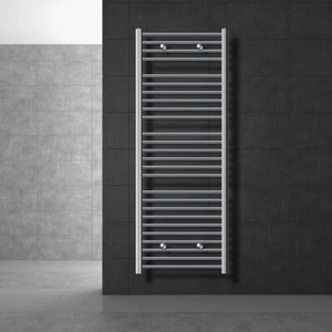 Calorifero verticale elettrico Sahara radiatore cromato termosifone da bagno - Foto 1 di 35