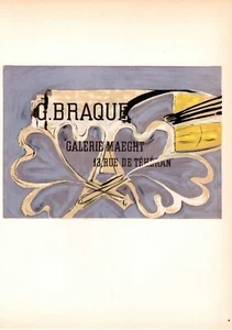 Georges Braque. Original Lithograph. Printed by MOURLOT 1959. George Braziller - Picture 1 of 3