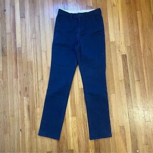 Gap Kids Boys Navy Blue Uniform Chino Pants Size 16 Slim - Picture 1 of 9