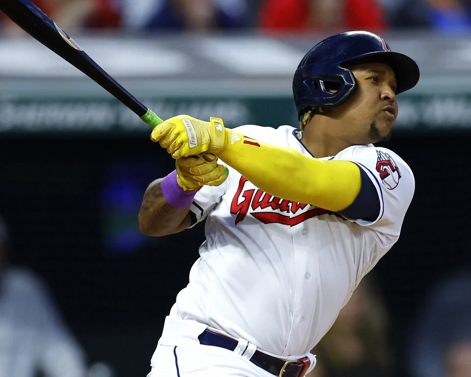 8x10 Photo JOSE RAMIREZ Cleveland Guardians Indians All-Star - Image 1 of 1