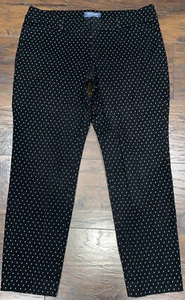 Pantalones Old Navy Negro Blanco Pixie Mid Rise Mujer 10R - Imagen 1 de 5